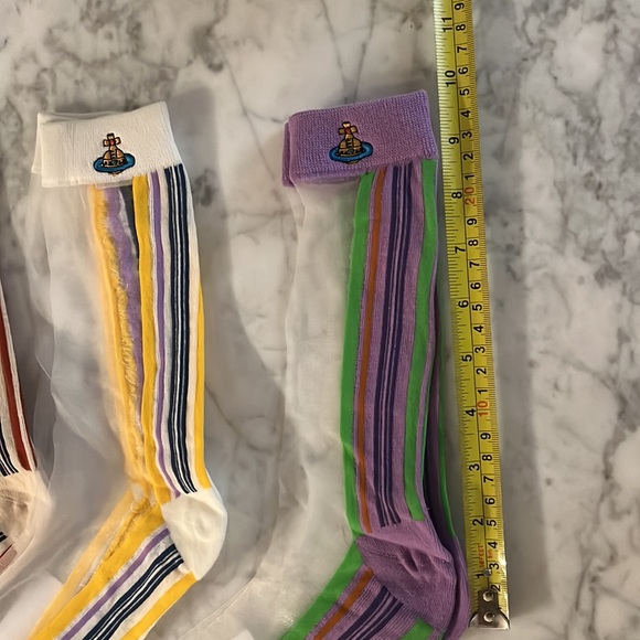 ⭐️HP⭐️Vivienne Westwood Fukuske sheer socks ×5  | NWT - Picture 4 of 10